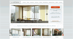 Desktop Screenshot of laartesana.com.ar